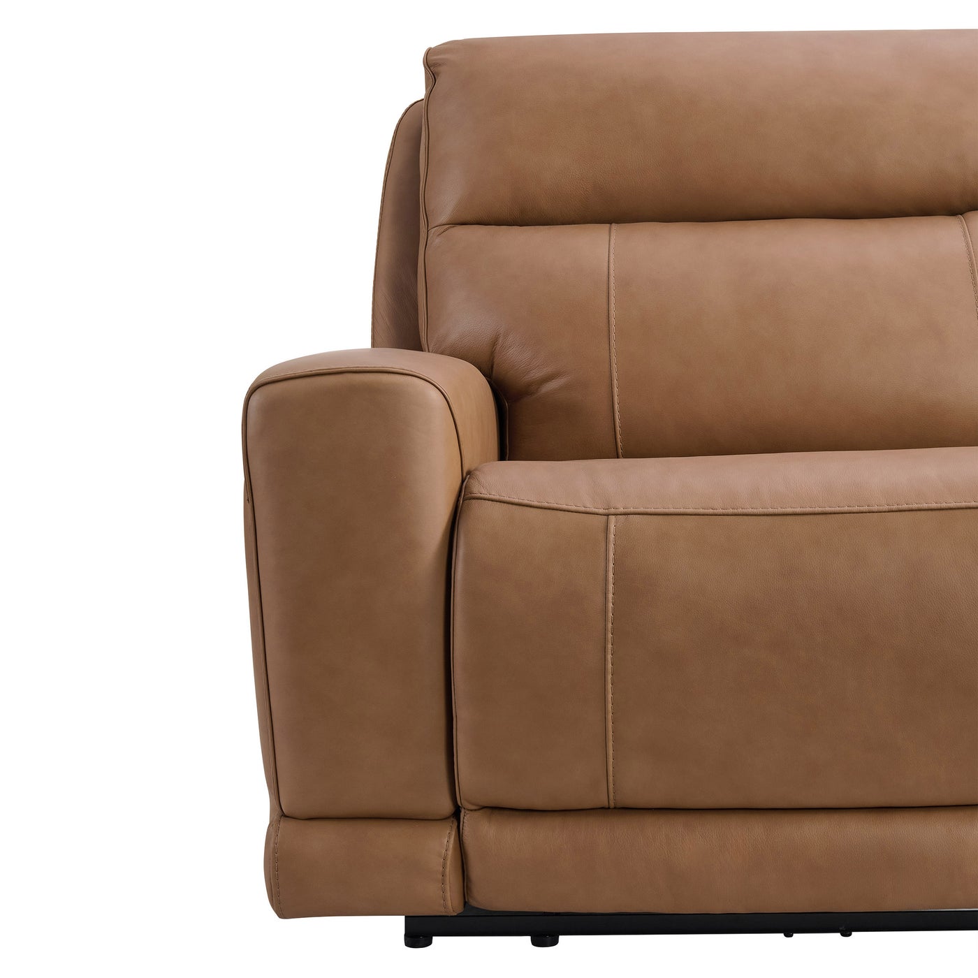 Gilman Creek Lauretta sectional in brown top-grain leather — L-Shape, Power Reclining (6-piece), 6 seats — photo 7 of 8